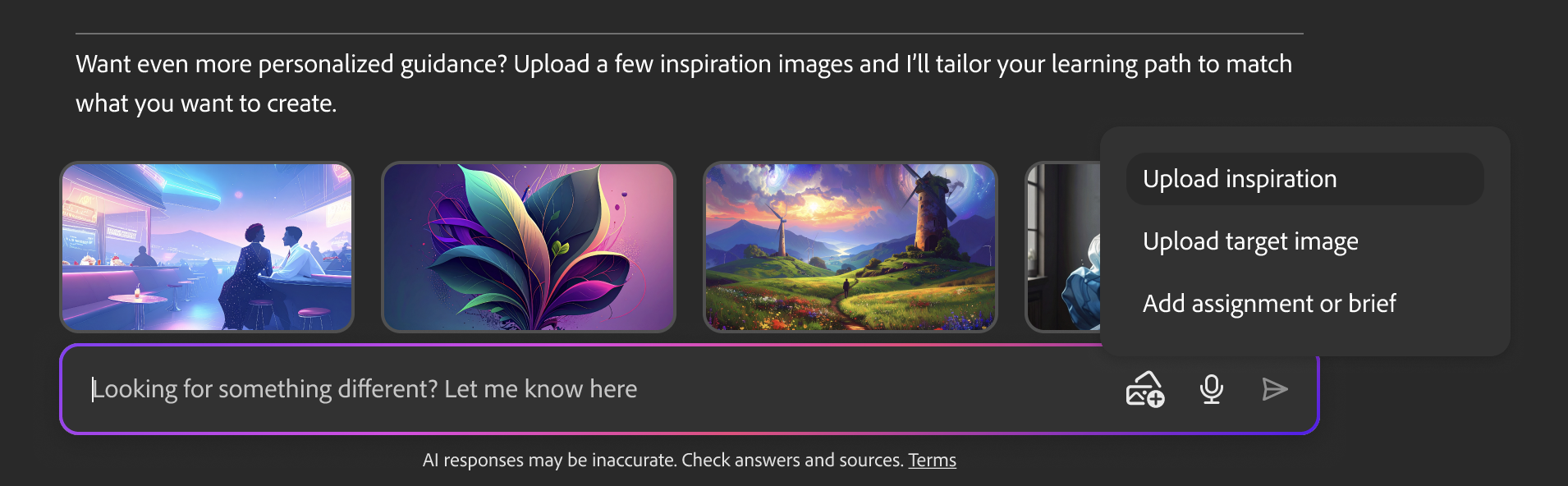 Image-based interaction examples