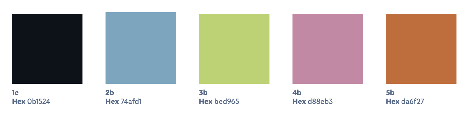Primary color palette