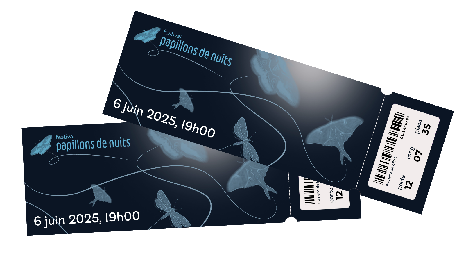 Festival ticket design