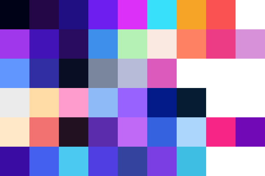 color palette inspired by moodboard