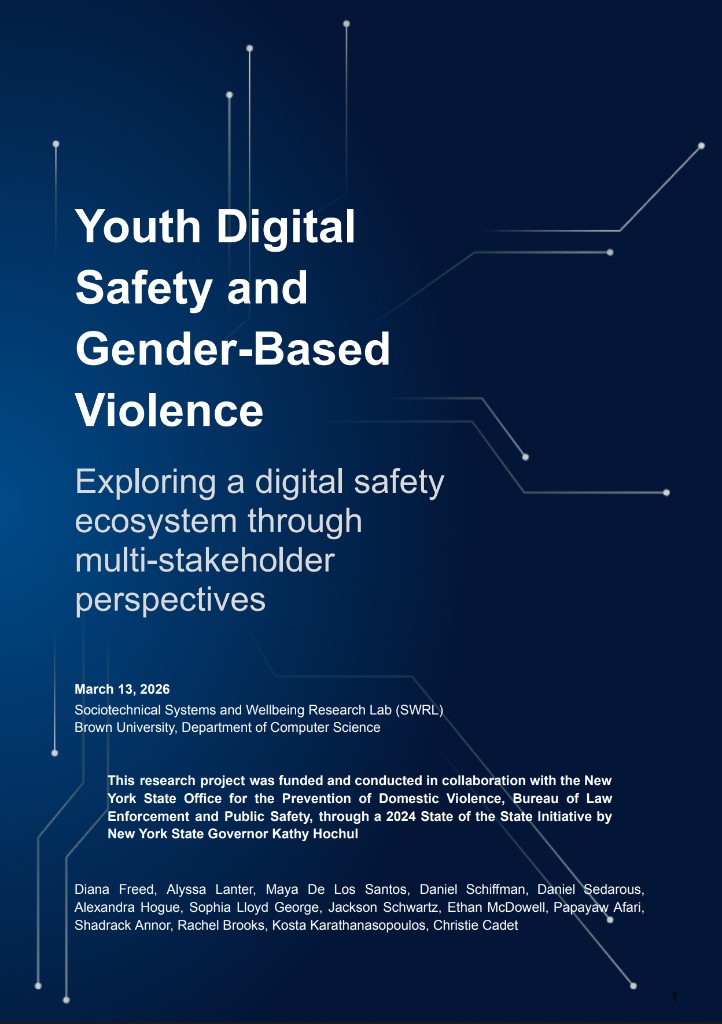 Cover of the white paper Youth Digital Safety and Gender-Based Violence