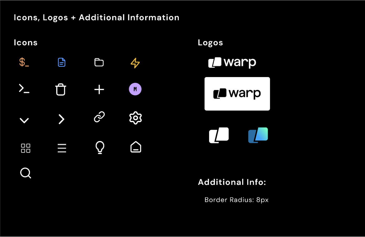 Style Guide for icons and logos