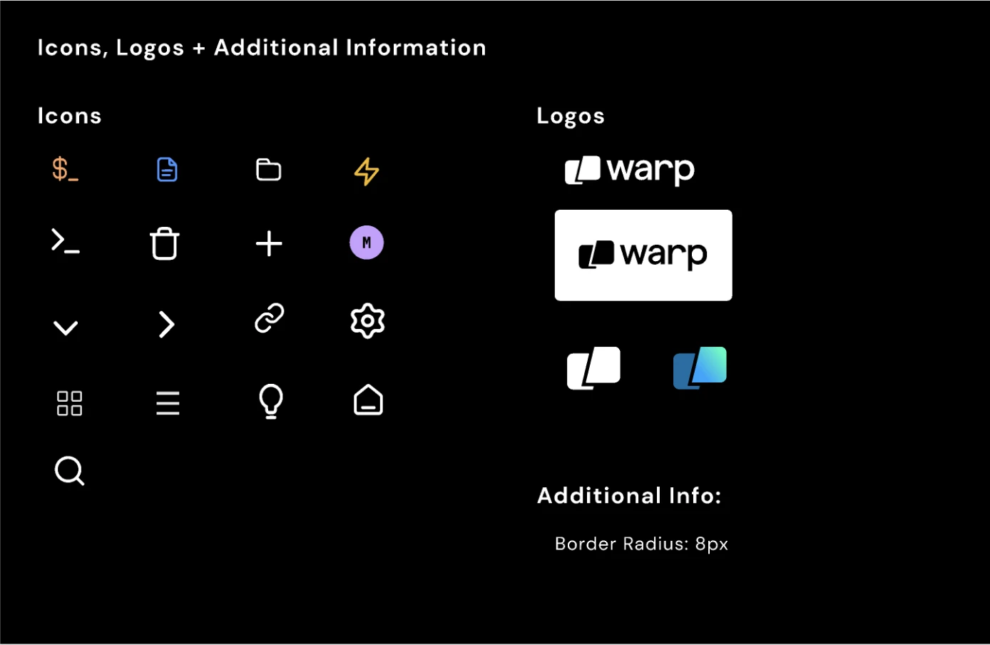 Style guide for icons and logos
